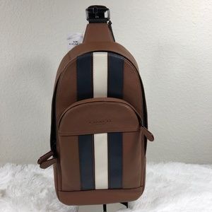 3xHP 🎉Coach Houston Pack With Varsity Stripe  NWT